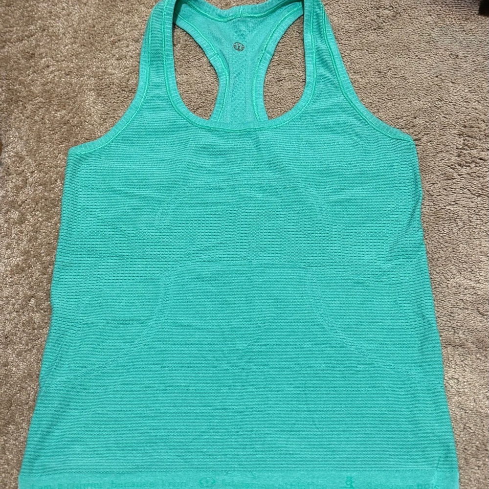 Women's Lululemon Teal Green Racerback Tank Top